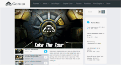 Desktop Screenshot of gophersvids.com